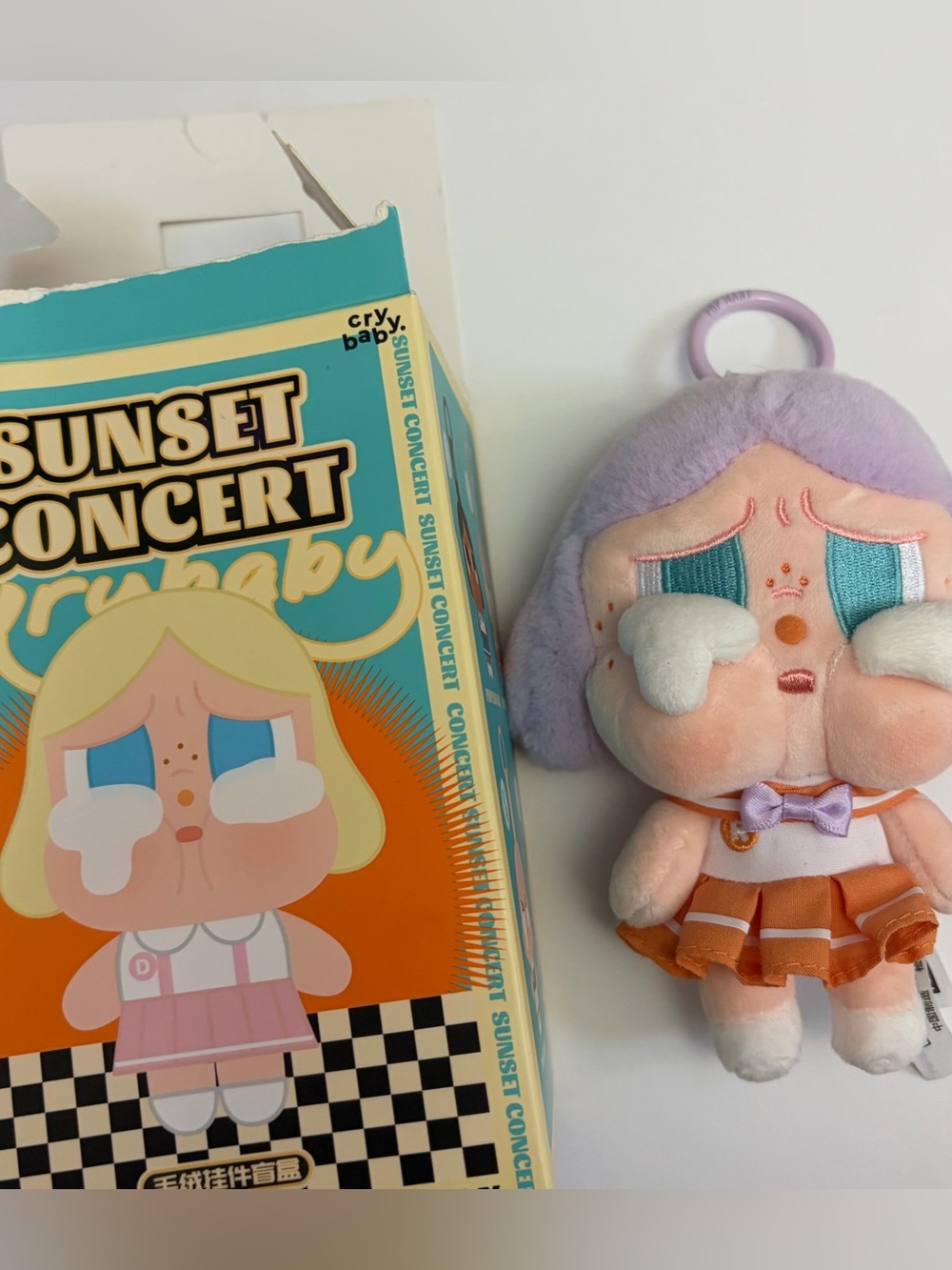 POPMART - Crybaby Sunset Concert Plush Toy - Lavender